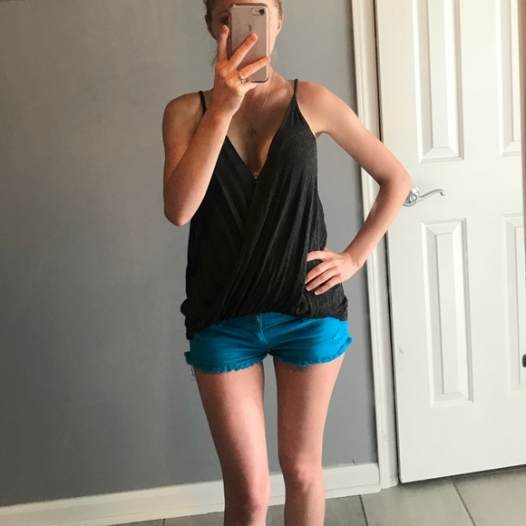 Charcoal wrap tank top - Picture 4 of 5
